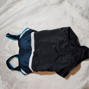 Leonisa bodysuit swimming one piece for women size L make in colombia